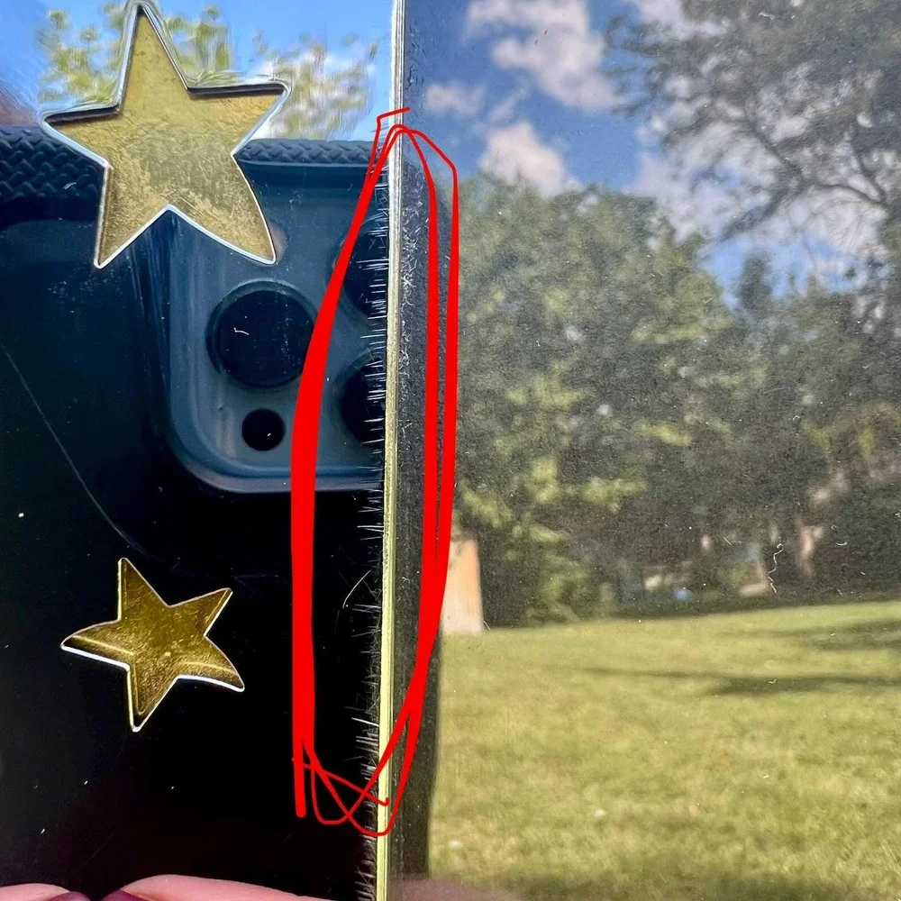 Celestial Star and Moon Silver and Glass Picture Frame | 8x10